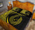 Hawaii Fish Hook Polynesian Quilt Bed Set - Circle Style Yellow - Polynesian Pride