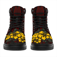 Hawaii All - Season Boots - Hawaiian Hibiscus - Polynesian Pride