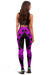 New Caledonia Women Leggings Polynesian Pattern Pink - Polynesian Pride