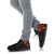 Tahiti Polynesian High Top Shoes - Plumeria Flowers And Waves - Polynesian Pride