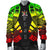 Fiji Men Bomber Jackets - Polynesian Tattoo Reggae - Polynesian Pride