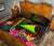 Tokelau Polynesian Personalised Quilt Bed Set - Hibiscus and Banana Leaves - Polynesian Pride