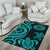 American Samoa Area Rug - Turquoise Tentacle Turtle - Polynesian Pride