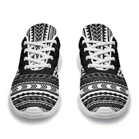 French Polynesia Sporty Sneakers - Polynesian Chief Black Version - Polynesian Pride