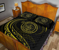 Palau Quilt Bed Set - Yellow - Frida Style - Polynesian Pride