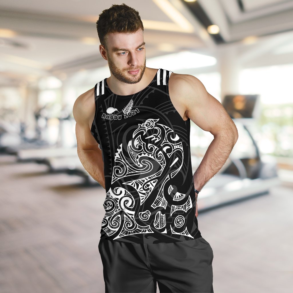 Aotearoa Super Rugby Men Tank Top Maori Kiwi - Polynesian Pride