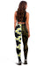 Hawaii Kanaka Plumeria Polynesian - Hawaiian Women's Leggings - Curtis Style - Gold - Polynesian Pride