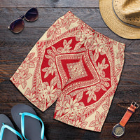 Polynesian Men's Short Red And Yellow - Polynesian Pride