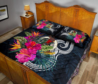 Vanuatu Polynesian Quilt Bed Set - Tropical Flower - Polynesian Pride