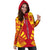 Papua New Guinea Hoodie Dress - Polynesian Tattoo Flag - Polynesian Pride