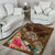 Kanaka Turtle Tropical Knit Background Area Rug - AH - Polynesian Pride