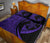 Hawaii Turtle Fish Hook Polynesian Quilt Bed Set Purple - Circle Style - Polynesian Pride