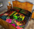 Tonga Polynesian Quilt Bed Set - Hibiscus and Banana Leaves - Polynesian Pride