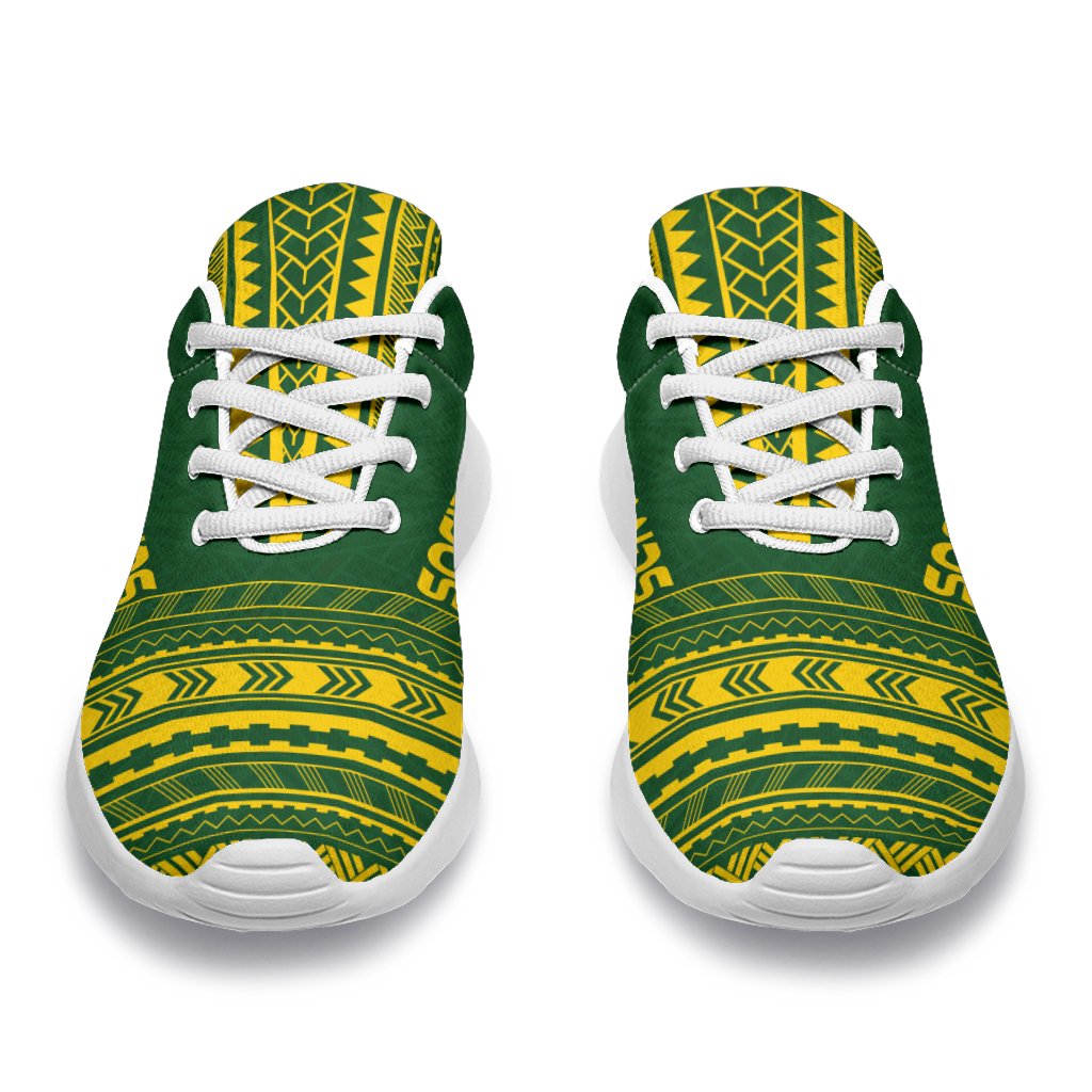 Society Islands Sporty Sneakers - Polynesian Chief Flag Version - Polynesian Pride