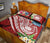 Polynesian Samoa Quilt Bed Set - Summer Plumeria (Red) - Polynesian Pride