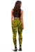 Polynesian Hawaiian Style Tribal Tattoo Yellow Hawaii Women's Leggings AH - Polynesian Pride