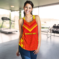 Hawaii Kanaka Polynesian Women's Racerback Tank Active - Polynesian Pride