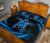 Hawaii Quilt Bed Set - Hibiscus Turtle Tribal Waves Blue - Polynesian Pride