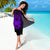 Hawaii Hibiscus Sarong - Harold Turtle - Purple - Polynesian Pride