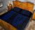 Hawaii Kakau Makau Fish Hook Polynesian Quilt Bed Set - Blue - Polynesian Pride