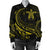 Hawaii Turtle Polynesian Women's Bomber Jacket - Yellow - Frida Style - Polynesian Pride