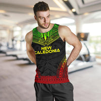 New Caledonia Men's Tank Top - Polynesian Chief Reggae Version - Polynesian Pride