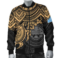 Federated States Of Micronesia Bomber Jacket (Men) - Golden Turtle - Polynesian Pride