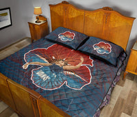 Hawaii Quilt Bed Set - Hula Dance Hibiscus Quilt Bed Set - Polynesian Pride
