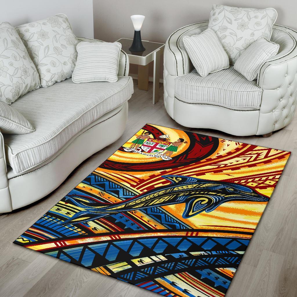Fiji Area Rug - Dolphin Surfing - Polynesian Pride