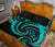 New Zealand Maori Mangopare Quilt Bed Set Polynesian - Turquoise - Polynesian Pride