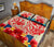 Hawaii Turtle Couple Hibiscus Valentine Pattern Quilt Bed Set - Romance Style - AH - Polynesian Pride