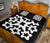 Hawaiian Quilt Bed Set Royal Pattern - Black And White - A1 Style - Polynesian Pride