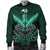 Maori Manaia New Zealand Men Bomber Jacket Turquoise - Polynesian Pride