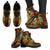 Tuvalu Polynesian Leather Boots - Hibiscus Vintage - Polynesian Pride