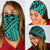 Polynesian Tatau Mixed Turquoise Set Unisex Bandana - Polynesian Pride