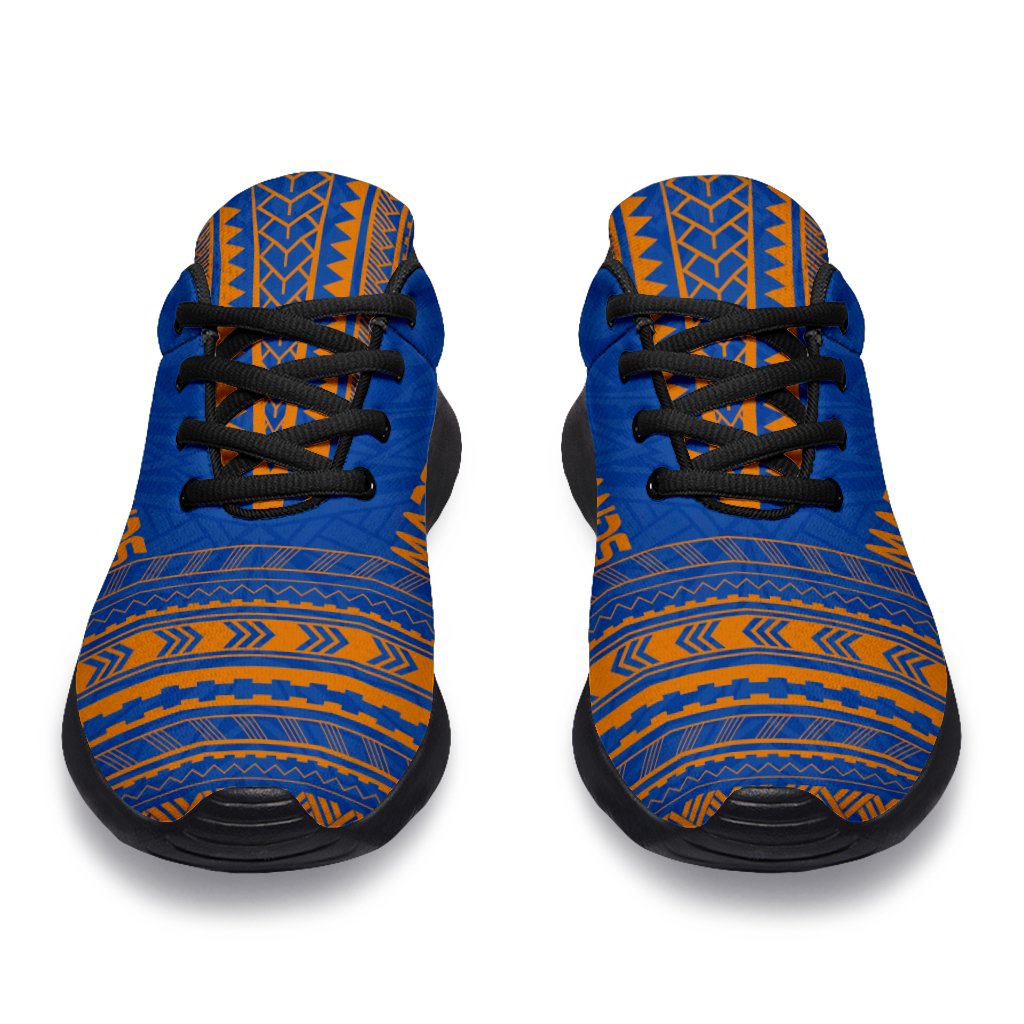 Marshall Islands Sporty Sneakers - Polynesian Chief Flag Version - Polynesian Pride