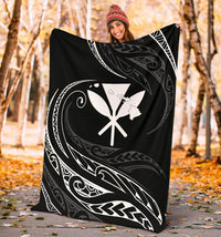 Kanaka Premium Blanket - White - Frida Style - Polynesian Pride