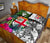 Fiji Quilt Bed Set White - Turtle Plumeria Banana Leaf - Polynesian Pride