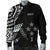 Kosrae Men's Bomber Jacket - Micronesian Pattern Flash Black - Polynesian Pride