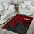 Tahiti Area Rug - Tahiti Seal In Heartbeat Patterns Style (Red) - Polynesian Pride