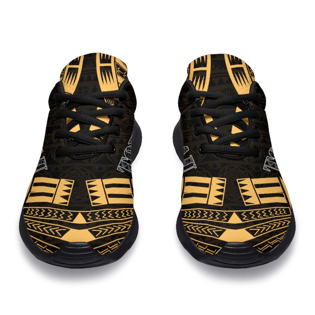 Tokelau Sport Sneakers - Polynesian Tattoo Gold - Polynesian Pride
