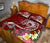 Samoa Quilt Bed Set - Turtle Plumeria (Red) - Polynesian Pride