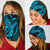 New Zealand Maori Polynesian Tattoo Bandana - Blue - Polynesian Pride