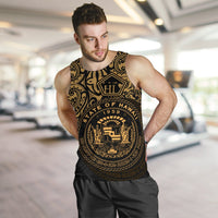 Hawaii Men's Tank Top - Hawaii Seal Pride Style (Gold) Art - Polynesian Pride