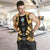 Guam Men Tank Top - Polynesian Tattoo Gold - Polynesian Pride