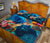 Tonga Polynesian Quilt Bed Set - Tonga Coat Of Arms Turtle - Polynesian Pride