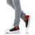 Tahiti Polynesian High Top Shoes - Plumeria Flowers And Waves - Polynesian Pride