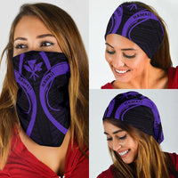 Hawaii Map Polynesian Kanaka Anchor Bandana 3 - Pack - Purple - Polynesian Pride