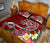 Tahiti Quilt Bed Set - Turtle Plumeria (Red) - Polynesian Pride