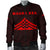 Hawaii Mauna Kea Polynesian Men's Bomber Jacket Red - Polynesian Pride